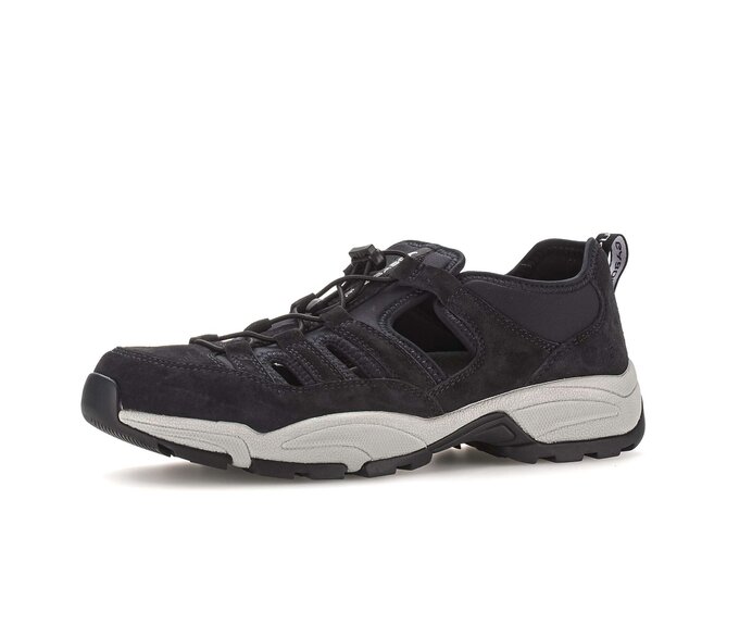 Pius Gabor Sneaker Low Blau - Materialmix Leder/Textil