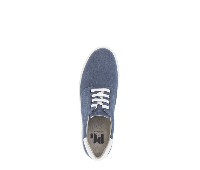 Pius Gabor Sneaker Low Blau - Materialmix Leder/Textil