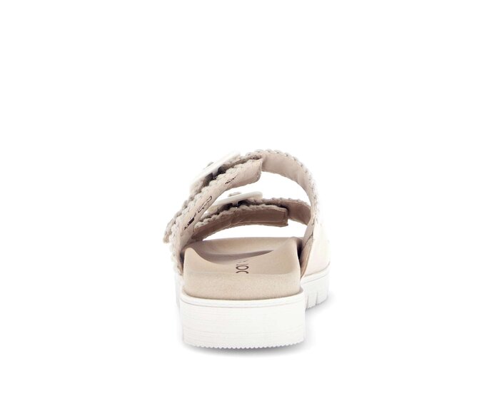 Gabor Pantolette Creme - Glattleder