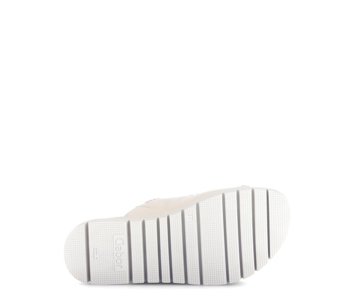 Gabor Pantolette Creme - Glattleder