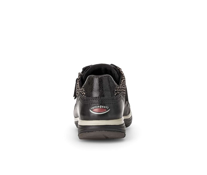 Gabor Sneaker Low Schwarz - Materialmix Leder/Lederimitat
