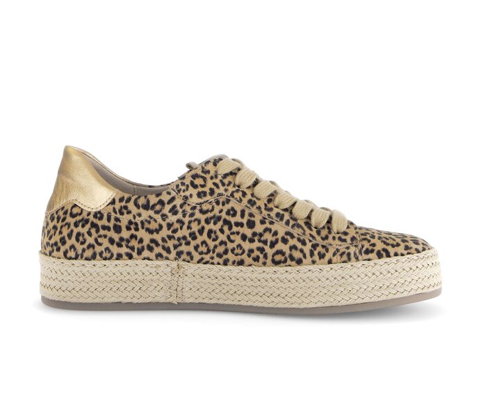 Gabor Sneaker Low Beige - Materialmix Leder