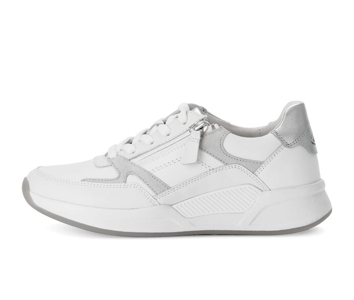 Gabor Sneaker Low Weiß - Materialmix Leder