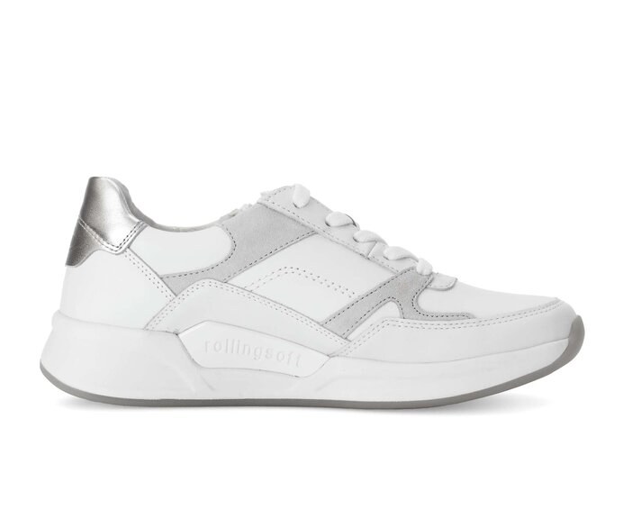 Gabor Sneaker Low Weiß - Materialmix Leder
