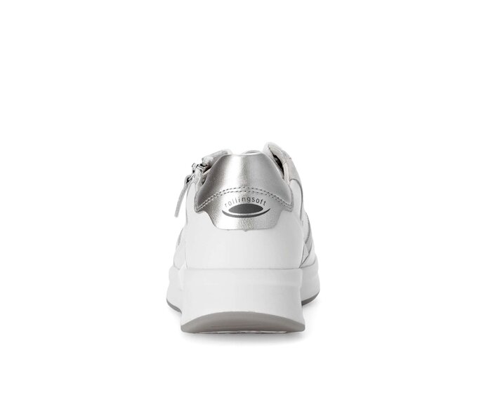 Gabor Sneaker Low Weiß - Materialmix Leder