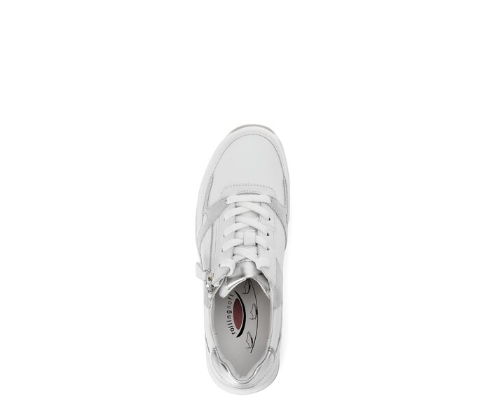 Gabor Sneaker Low Weiß - Materialmix Leder