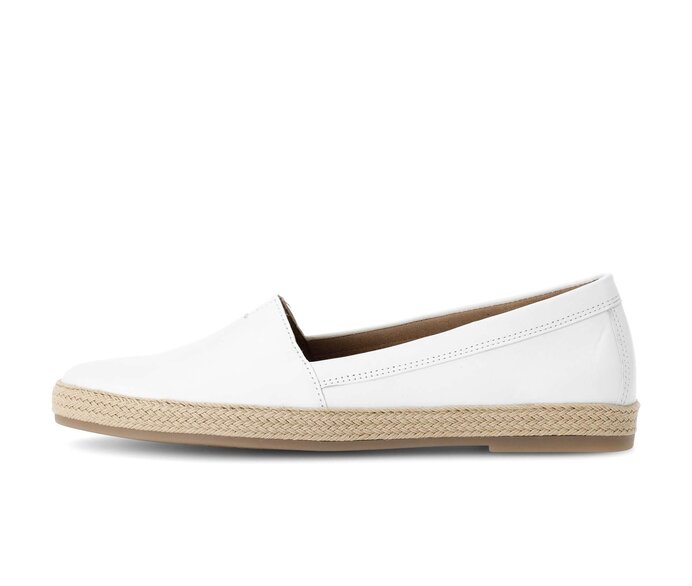 Gabor Slipper Weiß - Glattleder