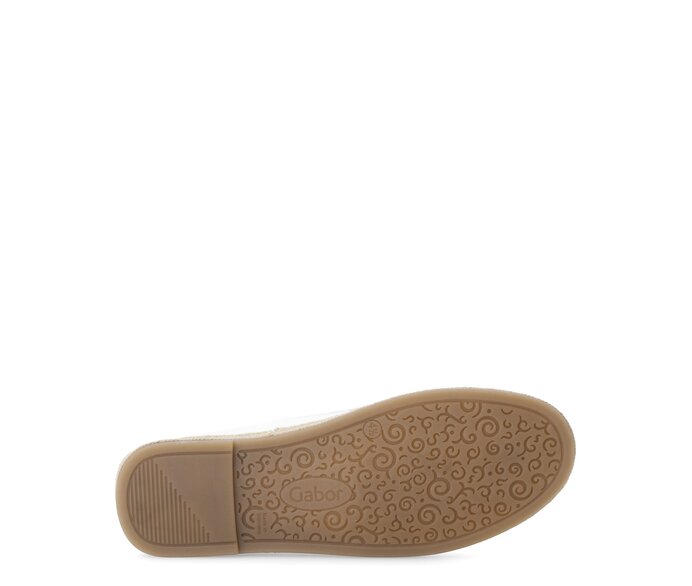 Gabor Slipper Weiß - Glattleder