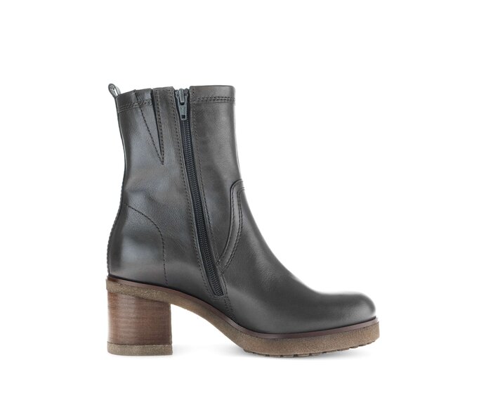 Gabor Plateau Stiefelette Grün - Glattleder