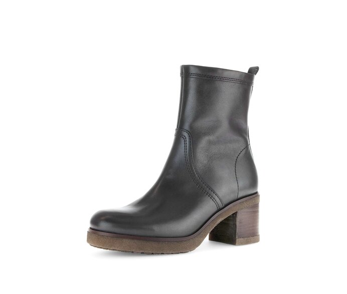 Gabor Plateau Stiefelette Grün - Glattleder