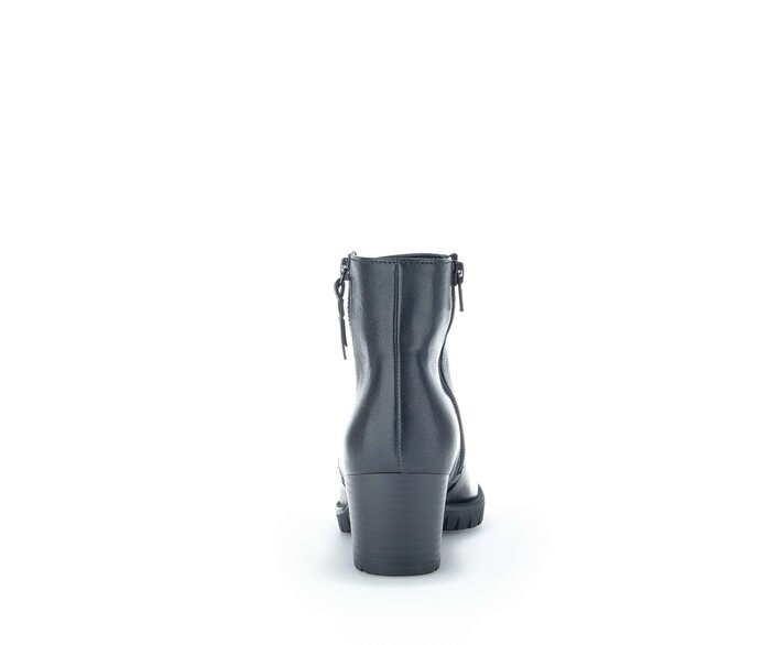 Gabor Sportliche Stiefelette Schwarz - Glattleder