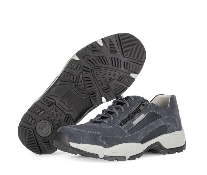 Pius Gabor Sneaker Low Blau - Materialmix Leder/Textil