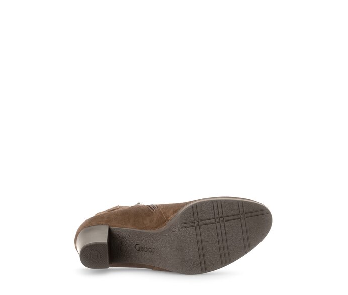 Gabor Plateau Stiefelette Braun - Rauleder