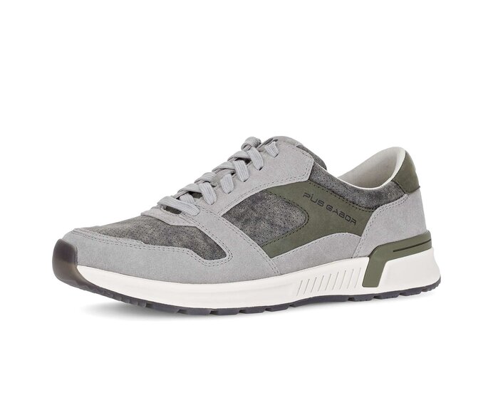 Pius Gabor Sneaker Low Grau - Materialmix Leder/Textil