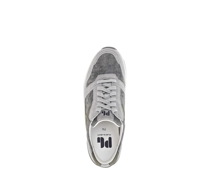 Pius Gabor Sneaker Low Grau - Materialmix Leder/Textil