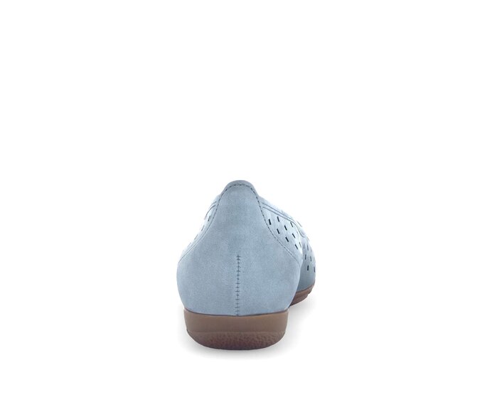 Gabor Sportliche Ballerina Blau - Rauleder