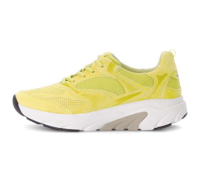 Gabor Sneaker Low Gelb - Materialmix Leder/Lederimitat