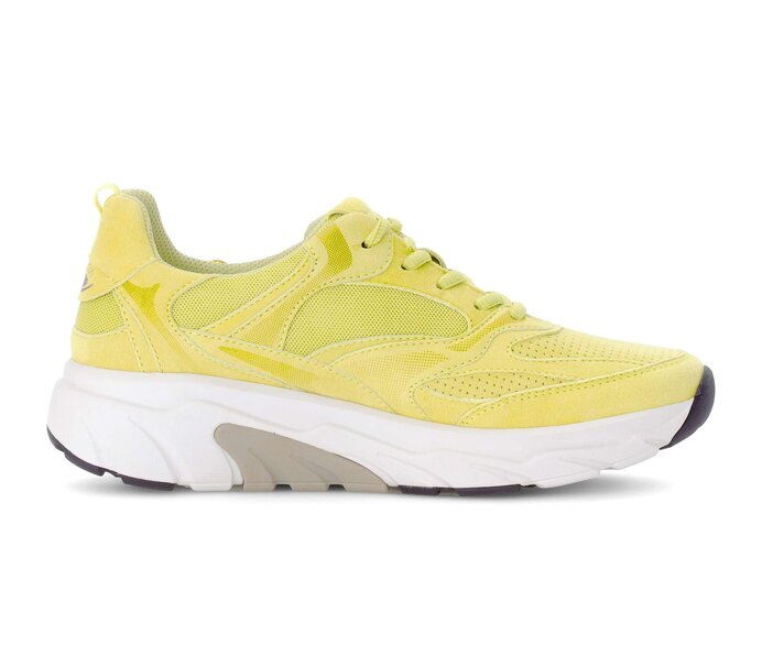 Gabor Sneaker Low Gelb - Materialmix Leder/Lederimitat