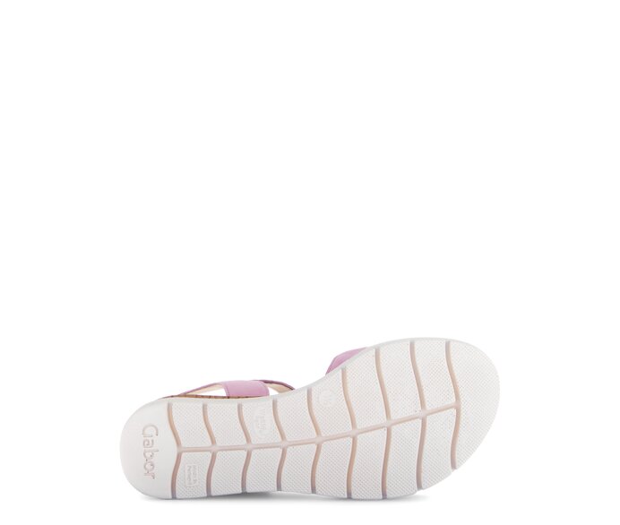 Gabor Riemchensandale Pink - Rauleder