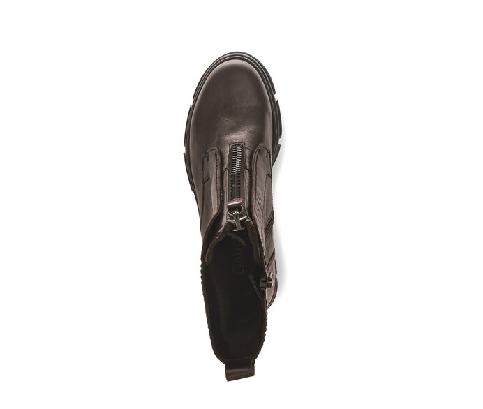 Gabor Sportliche Stiefelette Bronze - Effektleder