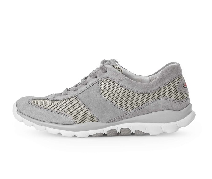 Gabor Sneaker Low Grau - Materialmix Leder/Lederimitat