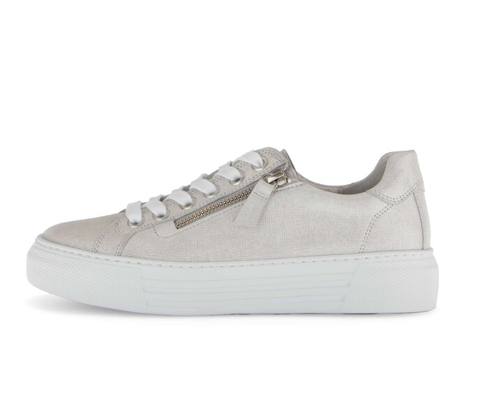 Gabor Sneaker Low Weiß - Effektleder
