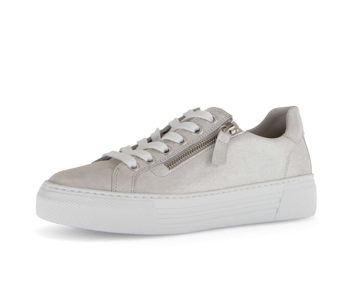 Gabor Sneaker Low Weiß - Effektleder