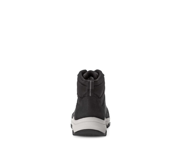 Gabor Rollingsoft Boot Schwarz - Materialmix Leder/Textil