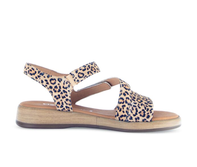 Gabor Riemchensandale Beige - Effektleder