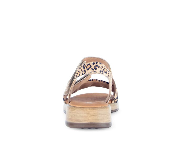 Gabor Riemchensandale Beige - Effektleder