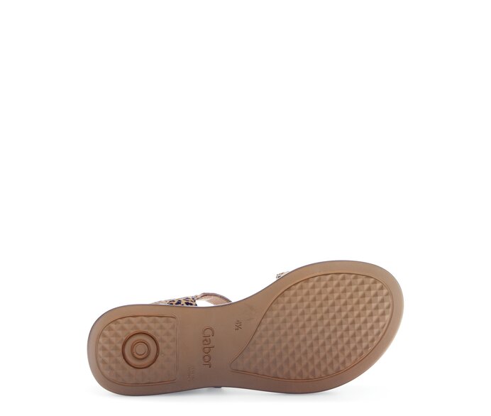 Gabor Riemchensandale Beige - Effektleder