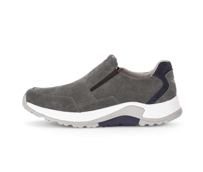 Gabor Rollingsoft Sneaker Low Grau - Rauleder
