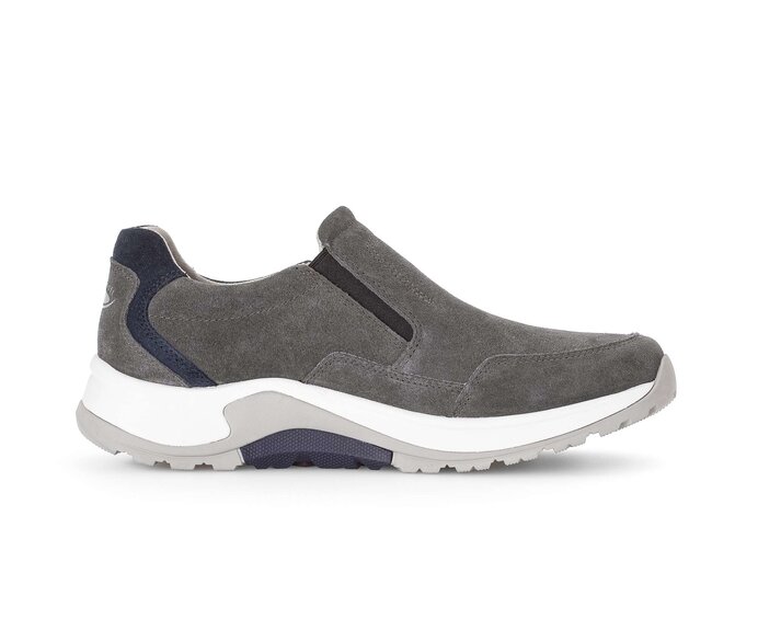 Gabor Rollingsoft Sneaker Low Grau - Rauleder