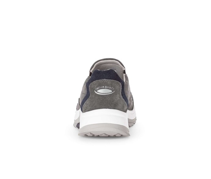 Gabor Rollingsoft Sneaker Low Grau - Rauleder