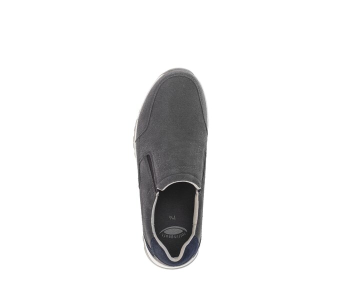 Gabor Rollingsoft Sneaker Low Grau - Rauleder