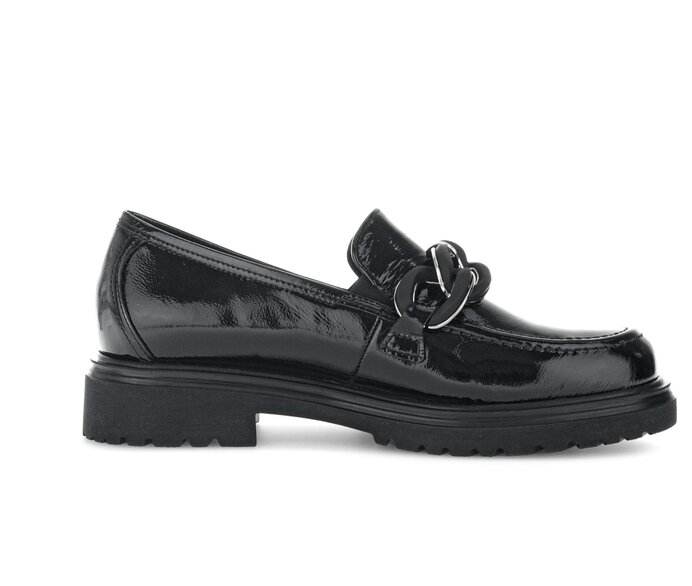 Gabor Loafer Schwarz - Lackleder