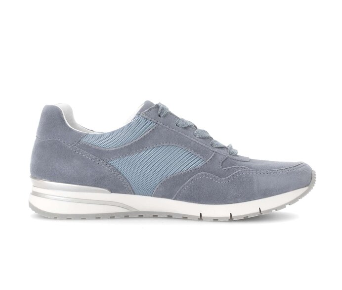 Gabor Sneaker Low Blau - Materialmix Leder/Lederimitat