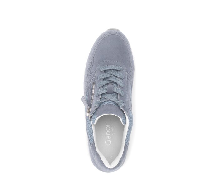 Gabor Sneaker Low Blau - Materialmix Leder/Lederimitat