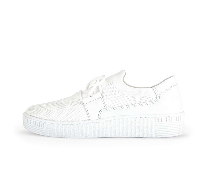 Gabor Sneaker Low Weiß - Materialmix Leder/Lederimitat