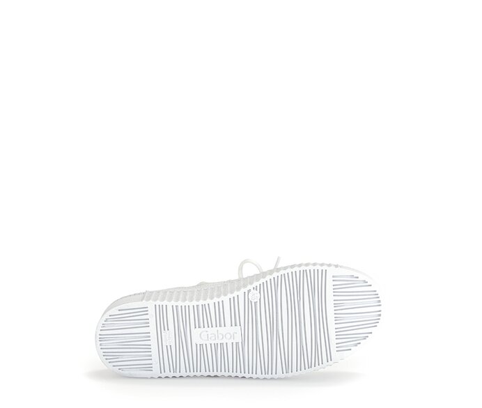 Gabor Sneaker Low Weiß - Materialmix Leder/Lederimitat
