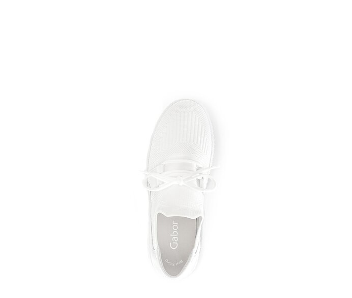 Gabor Sneaker Low Weiß - Materialmix Leder/Lederimitat