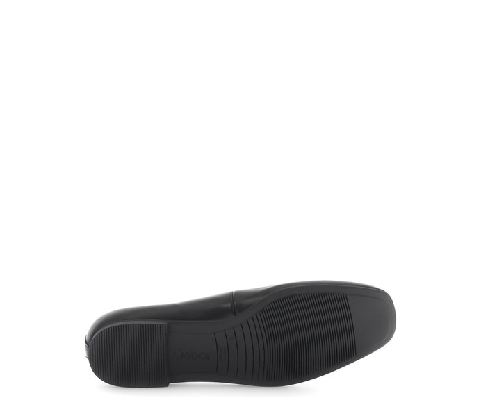 Gabor Eleganter Ballerina Schwarz - Glattleder