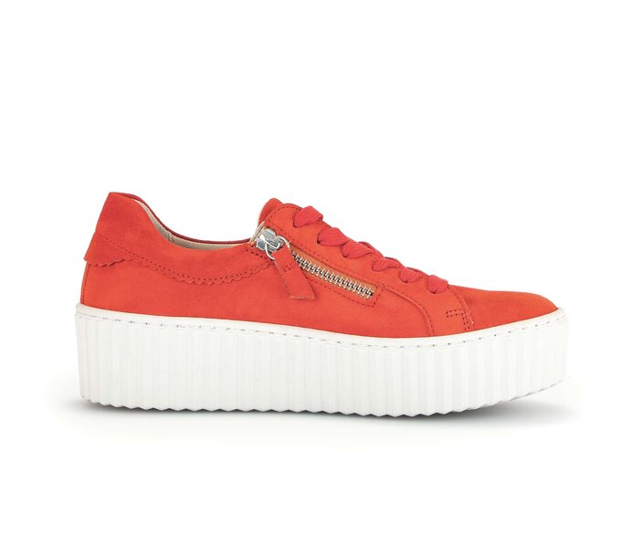 Gabor Sneaker Low Orange - Rauleder