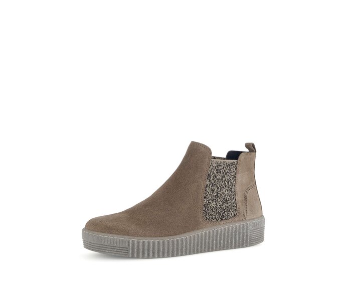 Gabor Chelsea Boot Braun - Rauleder
