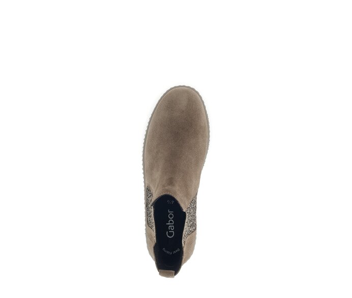 Gabor Chelsea Boot Braun - Rauleder