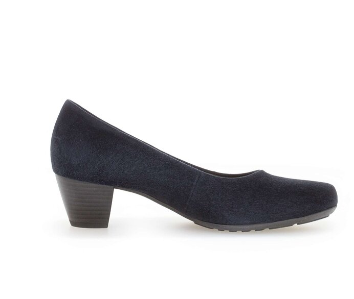 Gabor Eleganter Pumps Blau - Rauleder