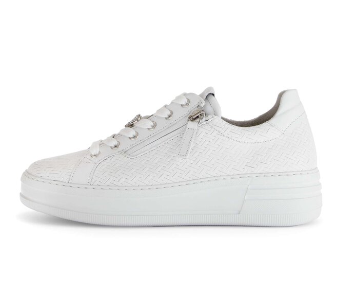 Gabor Sneaker Low Weiß - Effektleder