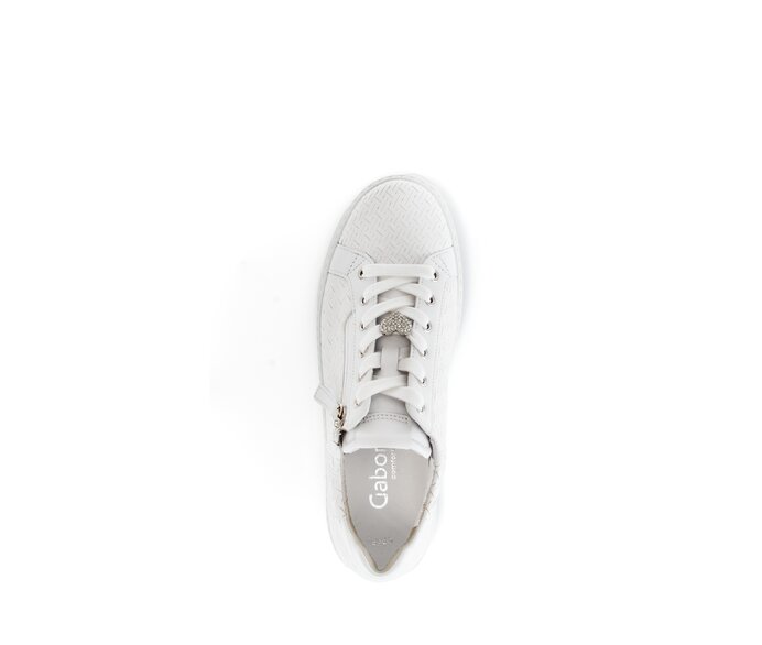 Gabor Sneaker Low Weiß - Effektleder