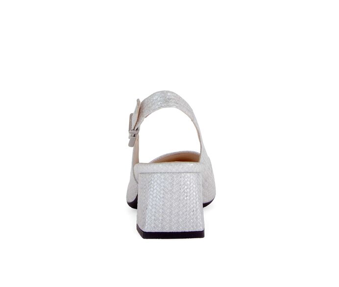 Gabor Slingpumps Silber - Effektleder