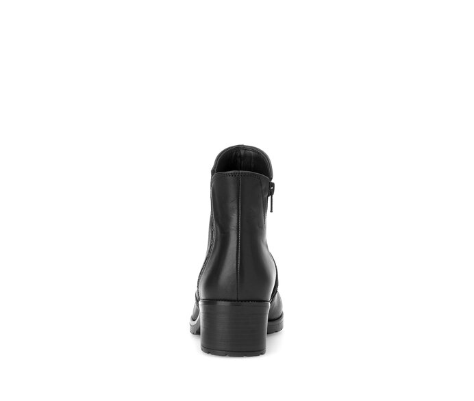 Gabor Elegante Stiefelette Schwarz - Glattleder